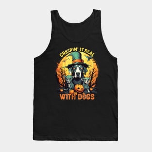 Creepin' It Real with Dog Witches Tank Top